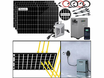 Solaranlage mit Batteriespeicher 