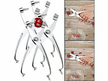 Dénoyauteur à Cerises Fackelmann 15 Cm - Outil De Cuisine En Plastique Avec Lame Inox