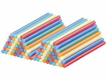 Heißklebepistole Sticks: AGT 100 Klebesticks für Heißklebepistolen, 11 x 200 mm, bunt