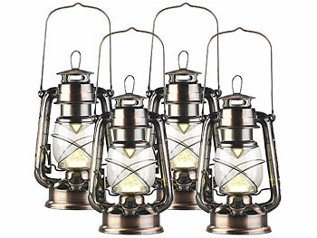 dimmbare LED-Sturmlampen mit Akku 