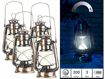 Sturmlaternen LED, Akku 