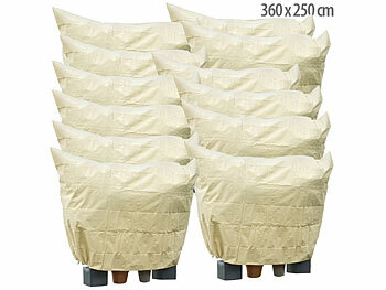 Winterschutz Palmen: Royal Gardineer 12er-Set XXXL-Kübelpflanzensack als Winterschutz, 360x250 cm, 100 g/m²