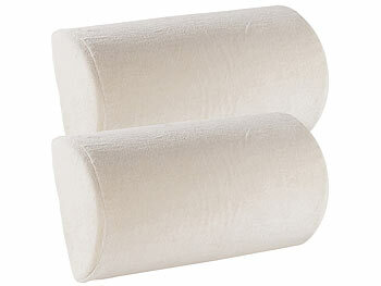 newgen medicals 2er-Set Rückenkissen aus thermoaktivem Memory-Foam