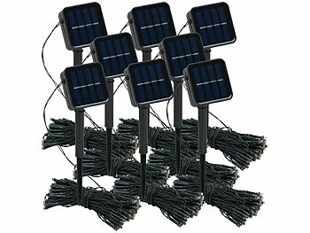 Solar-Lichterkette für Balkon