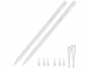 Eingabestift: Callstel 2er-Set Aktive Touch-Pens mit Palm Rejection, für iPad Pro/Air/Mini