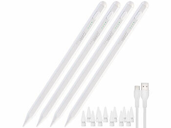 Eingabestift Tablet: Callstel 4er-Set Aktive Touch-Pens mit Palm Rejection, für iPad Pro/Air/Mini