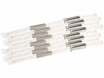 Fackel Dochte: Carlo Milano 8er-Set Fiberglas-Dochte für Gartenfackeln, 0,6 x 15 cm (Ø x L)