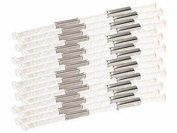 Glasfaser Docht: Carlo Milano 16er-Set Fiberglas-Dochte für Gartenfackeln, 0,6 x 15 cm (Ø x L)