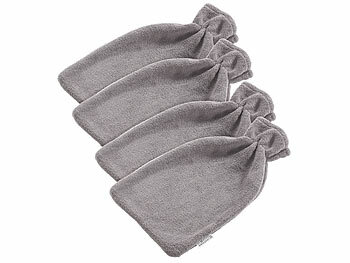 Wärmflasche-Überzug: PEARL 4er-Set flauschige Coral-Fleece-Bezüge für 2-Liter-Wärmflasche