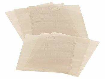 Sandwichmaker-Beutel: Rosenstein & Söhne 6er-Set Dauer-Antihaft-XL-Toastbags für Toaster, Mikrowelle, Backofen 