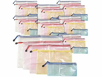 Handgepäck Kulturbeutel: Xcase 8 5er-Sets Organizer-Taschen mit Reißverschluss für den Urlaub 