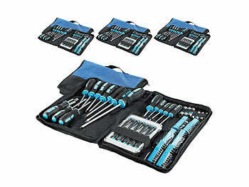 PC-Werkzeug: AGT 4 Paar 100-teilige Schraubendreher-Sets in praktischen Taschen 