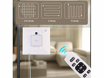 Smarte Fensterputzroboter