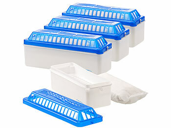 Luftentfeuchter Set: Sichler 4er-Set Raumentfeuchter mit 500g Granulat,1.100 ml,für Räume bis 35 m²