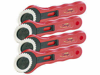 Papier-Perforierer: Your Design 4er-Set Rundmesser mit Perforationsklinge, Perforationsmesser