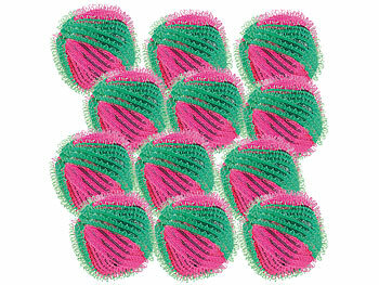 Fusselball Waschmaschine: Rosenstein & Söhne 12er-Set Mini-Waschbälle mit 3 cm, gegen Flusen & Fusseln
