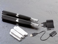 Duvence e-Zigarette deLuxe, 2er-Set mit 5 Leer-Depots Duvence