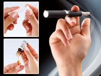 Duvence e-Zigarette deLuxe, 2er-Set mit 5 Leer-Depots Duvence