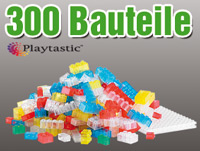 Playtastic 300 Bausteine mit goldfarbenem Solitär Playtastic