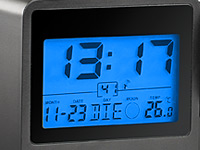 PEARL Funk-Projektionswecker mit Temperaturanzeige "DAC-662 beam" PEARL Projektionswecker