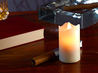 Britesta LED-Echtwachskerze mit beweglicher Flamme, 45 x 75 mm, Gr. S Britesta LED-Echtwachskerzen mit beweglichen Flammen 