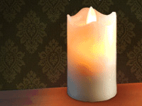 Britesta LED-Echtwachskerze mit beweglicher Flamme, 45 x 75 mm, Gr. S Britesta LED-Echtwachskerzen mit beweglichen Flammen 