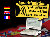 Linguatis Digitaler 3in1-Reiseübersetzer mit Sprachausgabe VT-3503 Linguatis