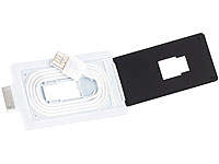 PEARL Lade- und Datenkabel im Scheckkartenformat für iPhone 4, 4S PEARL Ladekabel mit Dock-Connector