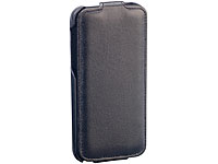 Xcase Stilvolle Klapp-Schutztasche für iPhone 5c, schwarz Xcase Schutzhüllen für iPhones 5c