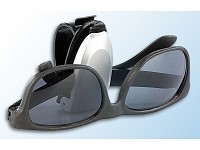 Lescars 3er-Set stabile Kfz-Brillenhalter für Sonnen oder Zweitbrille