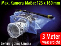 Somikon Unterwasser-Kameratasche für Spiegelreflex (DSLR/SLR), Objektivführung Somikon Unterwasser Kamera-Hüllen