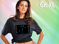 infactory Retro Pong LED-T-Shirt Gr. XL infactory