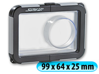 Somikon Kamera-Tauchgehäuse mit Objektivführung (max. 99 x 64 x 25 mm) Somikon Unterwasser Kamera-Hüllen