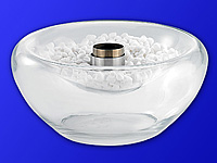 Carlo Milano Schwimmendes Glas-Dekofeuer für Bio-Ethanol Carlo Milano Schwimmende Glas-Dekofeuer