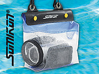Somikon Unterwasser-Kameratasche für Camcorder Somikon Unterwasser Kamera-Hüllen