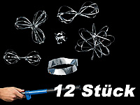 PEARL 12-teiliges Schwebefiguren-Set für Schwebestab "Flying-Stick" PEARL Flying Sticks