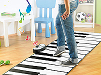 Playtastic Riesige Klavier-Matte mit Aufnahme-Funktion, 255 x 80 cm (refurbished) Playtastic Klavier Spielmatten