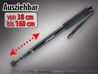 Somikon Monopod ausziehbares Teleskop-Einbeinstativ bis 1,60 Meter Somikon Kamera Einbein Stative