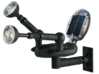 VisorTech Solar LED Garten - & Sicherheits-Spotlight mit 3in1-Bewegungsmelder VisorTech 
