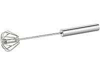 Cucina di Modena Edelstahl-Multi-Quirl mit Dreh-Automatik, 35 cm Cucina di Modena Quirl mit Drehautomatik