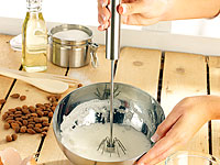 Cucina di Modena Edelstahl-Multi-Quirl mit Dreh-Automatik, 35 cm Cucina di Modena Quirl mit Drehautomatik