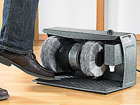 Sichler Haushaltsgeräte Schuhputz-Maschine Comfort Pro mit Schuhcreme-Spender Sichler Haushaltsgeräte Schuhputzmaschinen