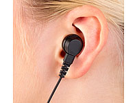 newgen medicals Bügelloser Premium-ITE-Hörverstärker mit Akku newgen medicals Hörverstärker