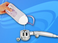 newgen medicals Wellness- & Massage-Duschset: Duschkopf & 3 Aufsätze newgen medicals Handbrausen