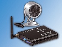 VisorTech Funk-Überwachungs-System mit CCD-Kamera & SD-Recording VisorTech