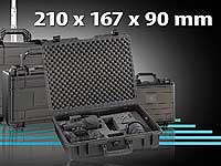 Xcase Staub- und wasserdichter Koffer, 21 x 16,7 x 9 cm, IP67 Xcase Staub- und wasserdichte Mini-Koffer