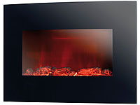 Carlo Milano Design-Elektro-Kamin Atacama für Wandmontage, 2000 W, 66x46 cm (ref.) Carlo Milano Elektrische Heiz-Wandkamine mit künstlichem Feuer