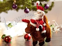 Playtastic Weihnachtsmann "Salto Claus" mit Rentier Playtastic Singende Weihnachtsm&auml;nner mit Rentieren