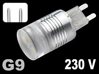 Luminea SMD LED-Energiesparlampe G9, warmweiß, 120° Luminea LED-Stifte G9 (warmweiß)