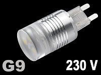 Luminea SMD LED-Energiesparlampe G9, tageslichtweiß, 120° Luminea LED-Stifte G9 (tageslichtweiß)